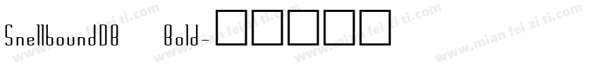 SnellboundDB Bold字体转换